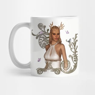 Wonderful fairy with butterflies Mug